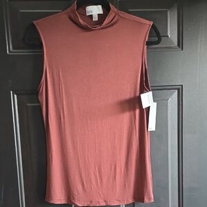 Zara Brown Raisin Sleeveless Tank Top